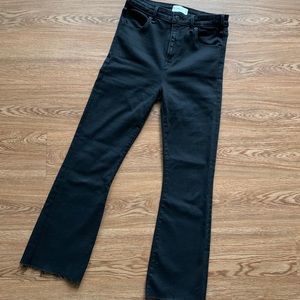 Abercrombie High Rise Ankle Flare jeans